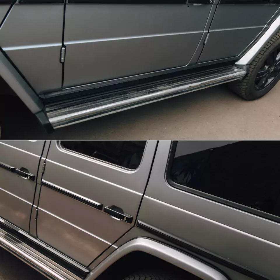 Кузовной ремонт, борьба с коррозией и попадание в матовость для 1 из 50 Mercedes G-Class